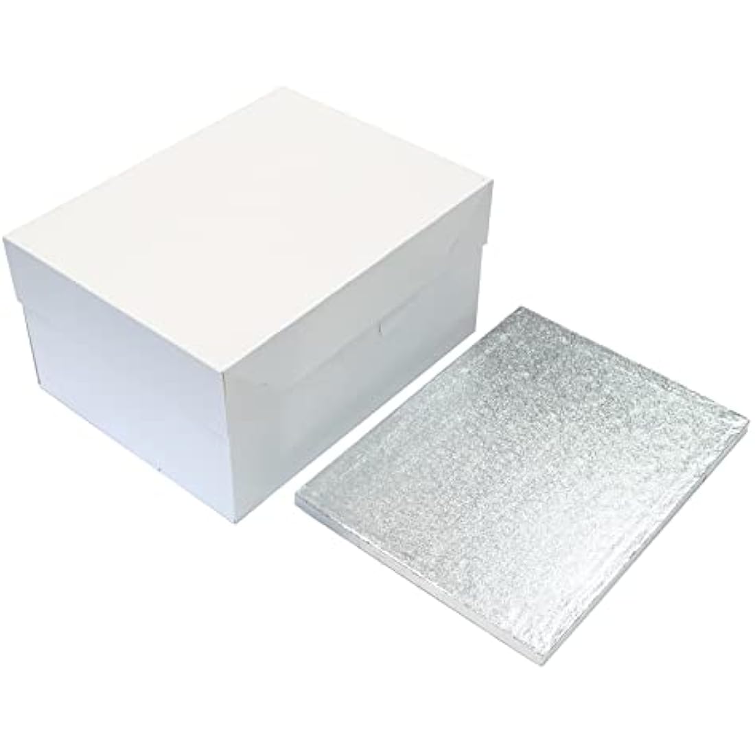 Culpitt 18x14 Oblong Cake Board and Box Set | Silver Fern Cake Drum