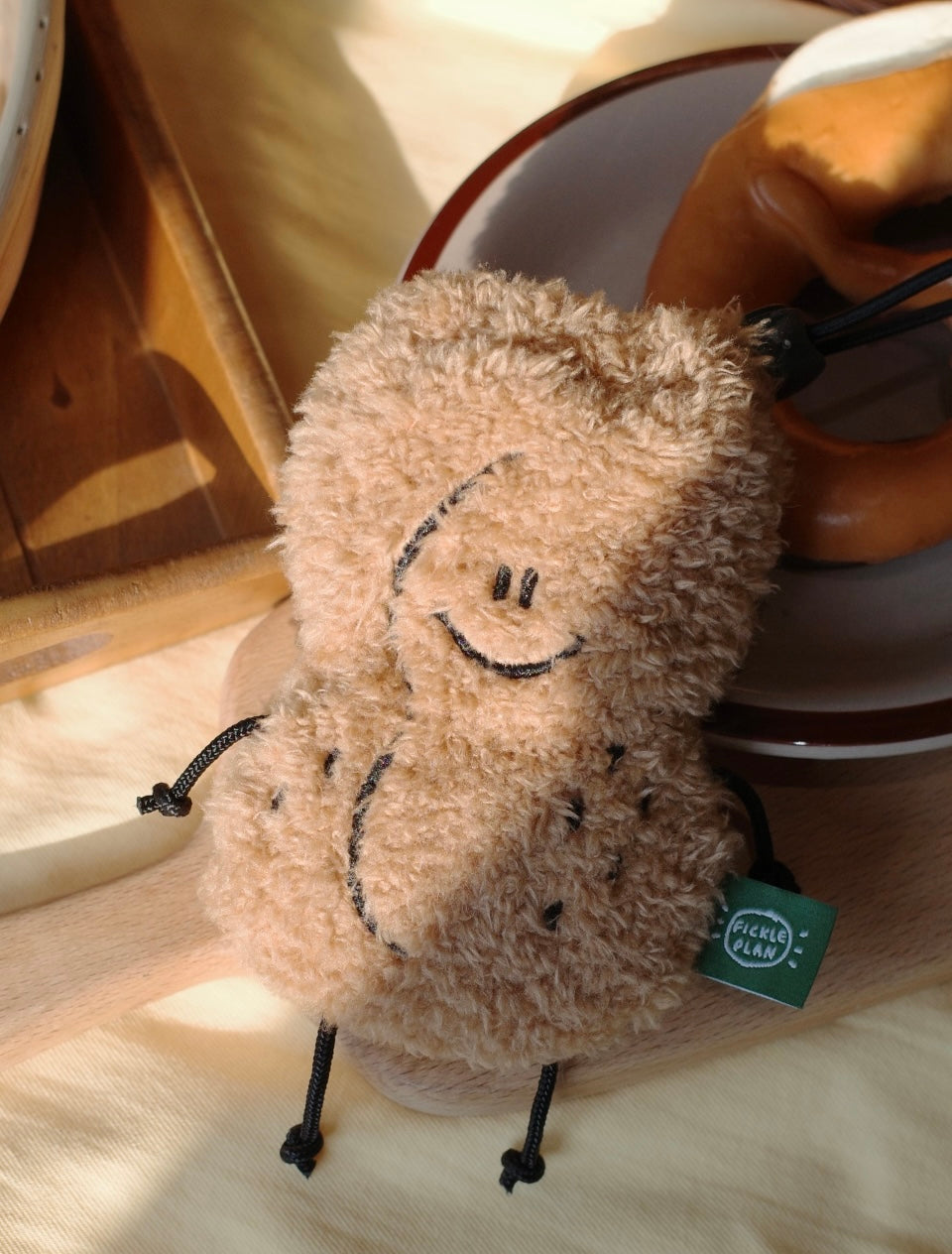 LuLuFun Studio Peanut Soft Bag – Handmade Polar Fleece Plush Pouch