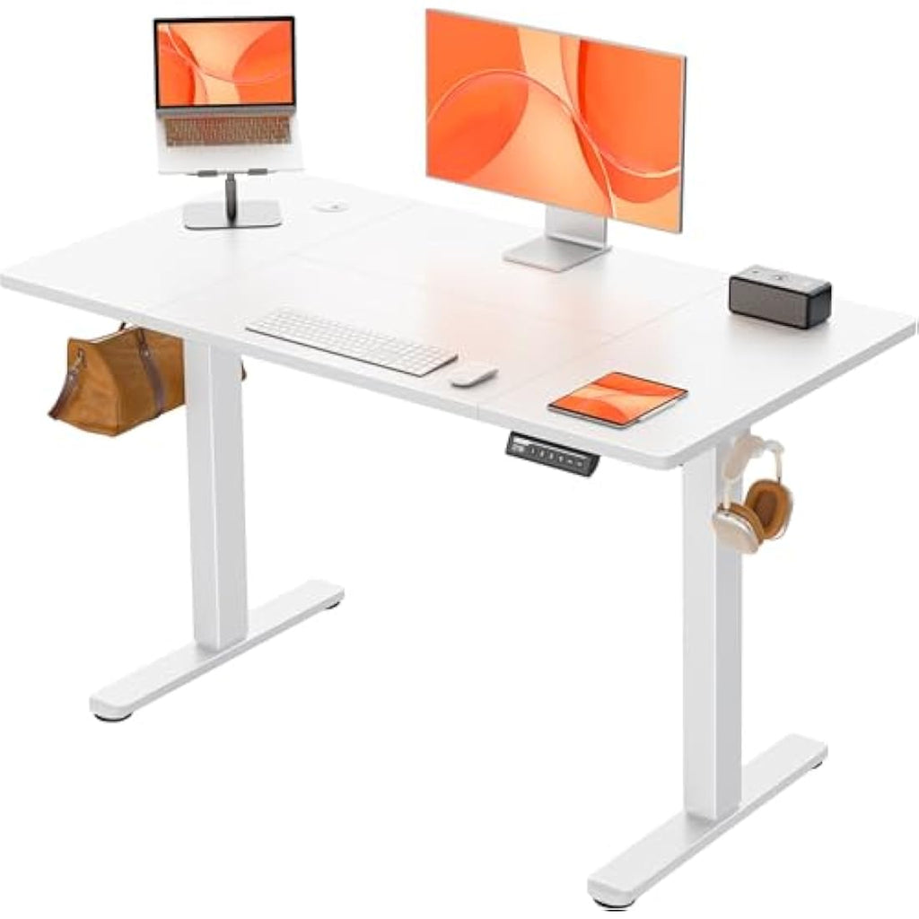 ErGear Electric Standing Desk – 120x60cm Height Adjustable Sit Stand Desk