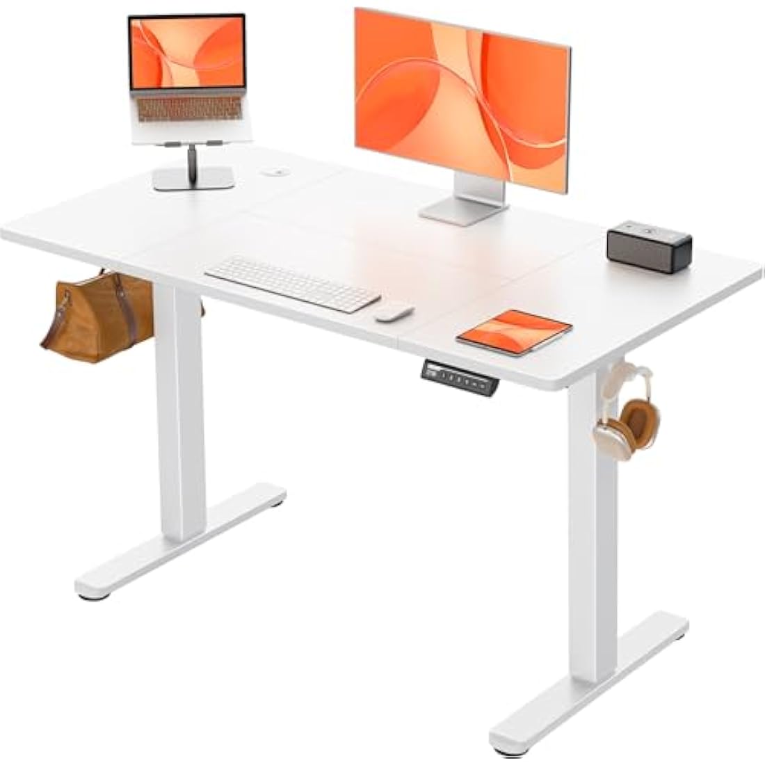 ErGear Electric Standing Desk – 120x60cm Height Adjustable Sit Stand Desk