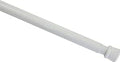 GARDINIA Tension Rod – Extendable White Metal Curtain Pole, 90-140 cm