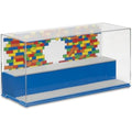 LEGO Play & Display Case with Grey Baseplates – Dust-Free Storage, Blue