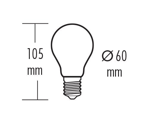 greenandco E27 Vintage LED Filament Bulb – 1800K Warm White 10-Pack