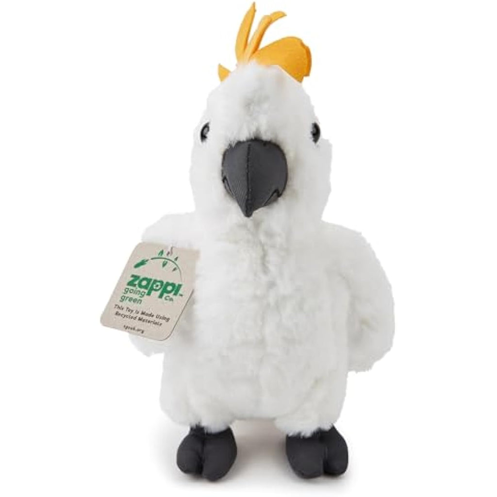 Zappi Co Cockatoo Plush Toy – 26cm Eco-Friendly Stuffed Animal