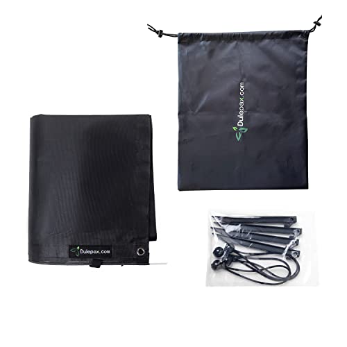 Dulepax RV Awning Privacy Screen – 8ft x 12ft Sun Shade Front Wall Kit