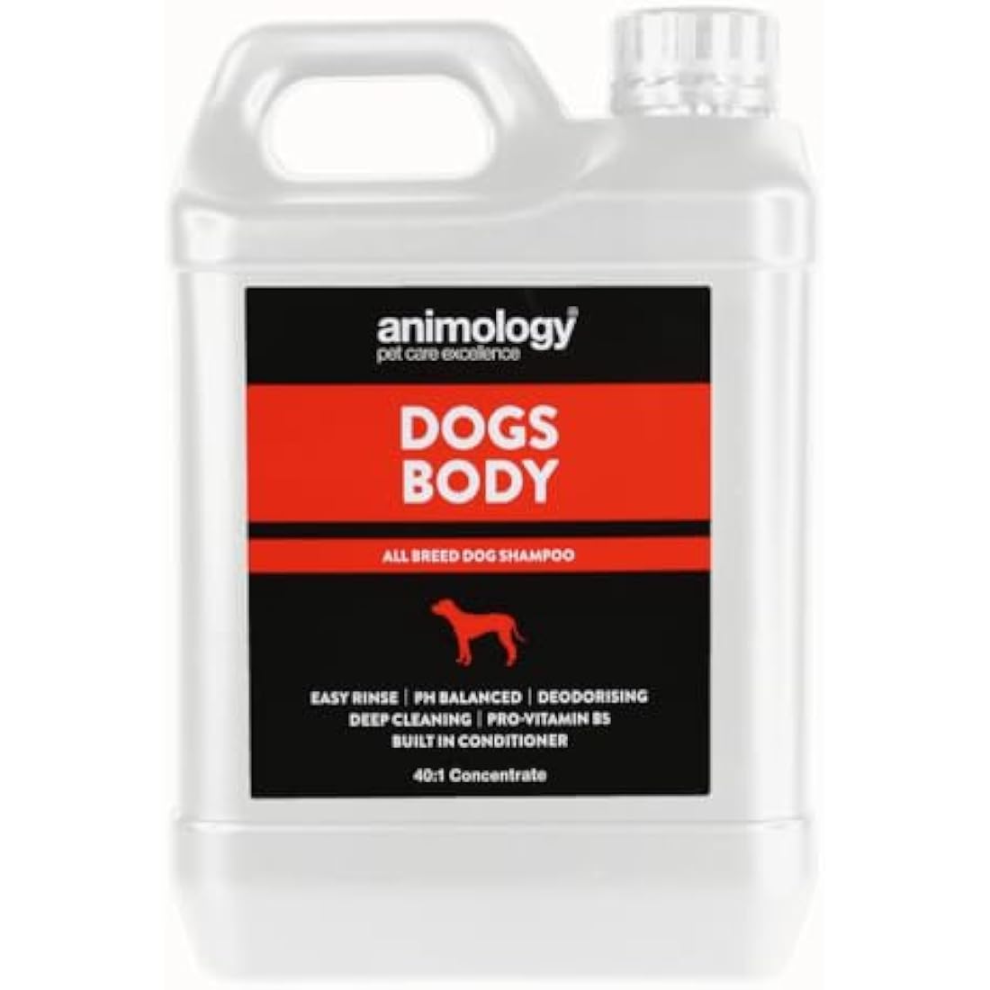 Animology Dogs Body Dog Shampoo – Deodorizing & Deep Cleaning, 2.5L