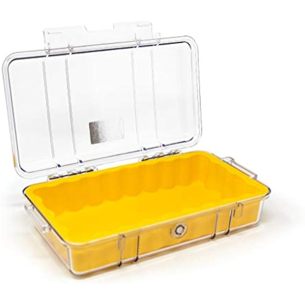 Peli 1060 Micro Case | IP67 Watertight Protective Case - Clear/Yellow