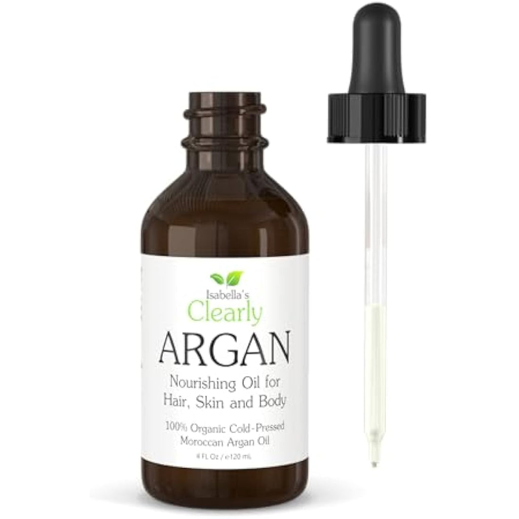 Isabella's Clearly Organic Moroccan Argan Oil | Pure Cold Pressed – 120ml