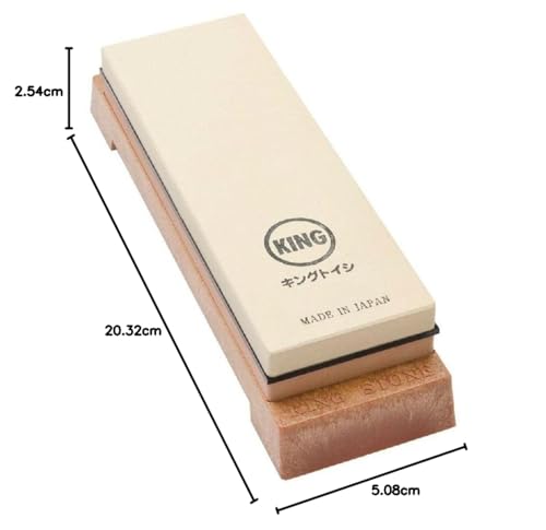 King Deluxe HT-65 Whetstone – 1000/6000 Grit Japanese Sharpening Stone