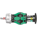 Wera Kraftform Kompakt Stubby Ratchet Screwdriver with 6-Piece Bit Magazine