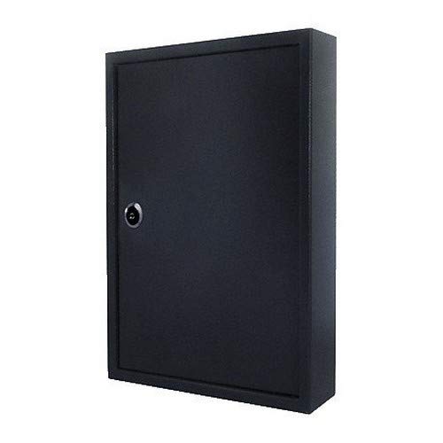 PAVO Deluxe Metal Key Cabinet for 150 Keys – Modern Dark Grey Storage