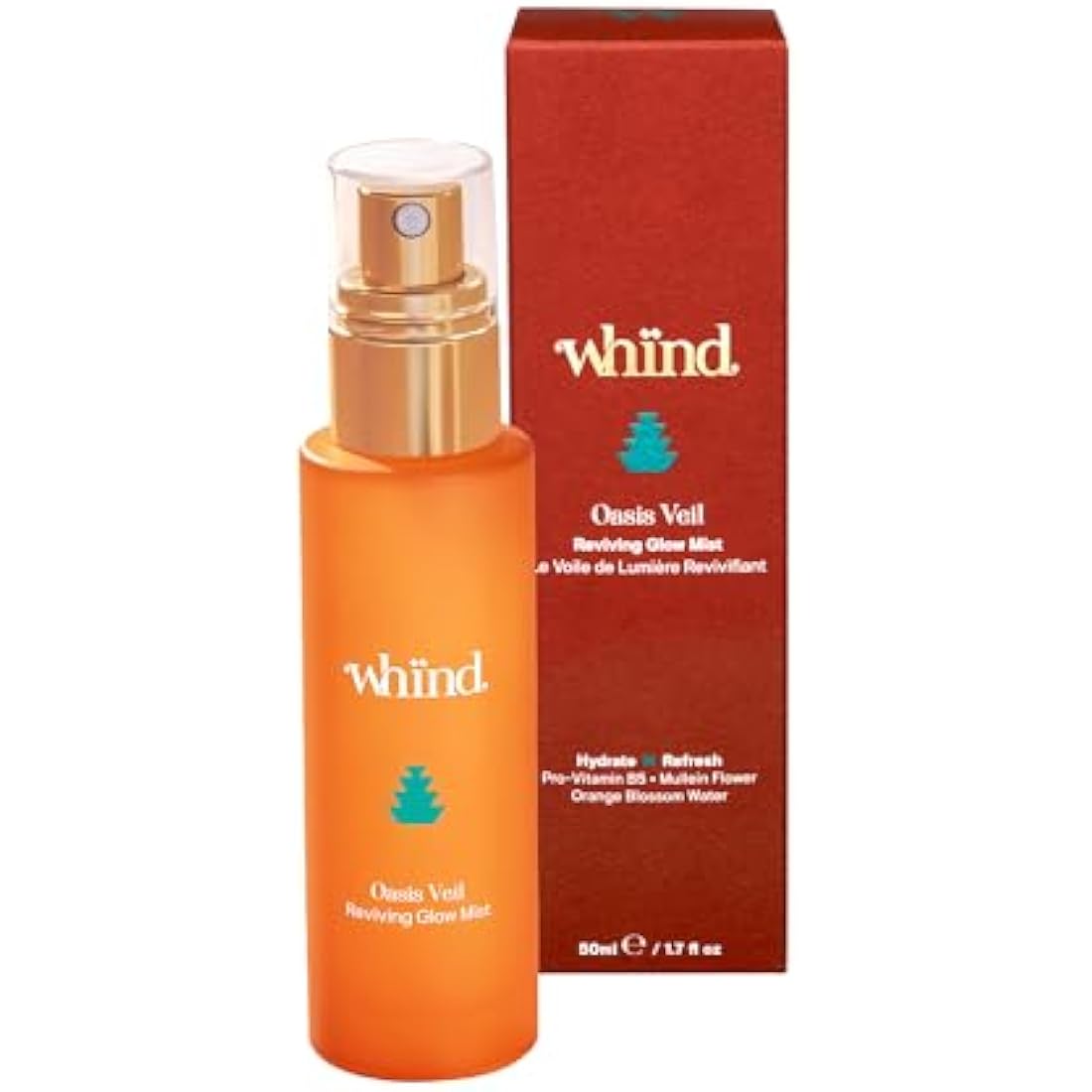 whind Oasis Veil Facial Mist – Hydrating Vitamin C Setting Spray - 50ml