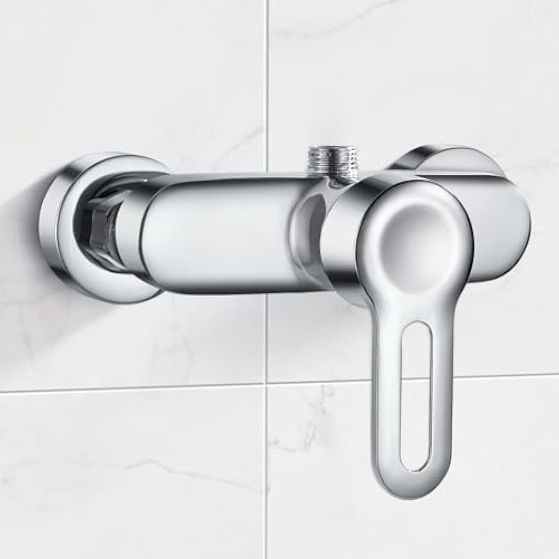 Chrome Shower Mixer Tap | Wall Mounted Brass Valve