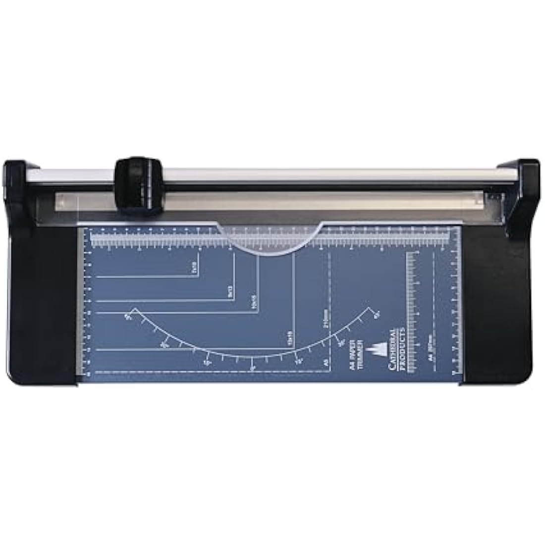 Cathedral A4 Rotary Paper Trimmer | 10 Sheet Precision Cutter with Metal Base