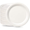 150 Pack Sugarcane Paper Plates – 10 Inch Compostable Dishes