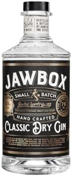Jawbox Small Batch Classic Dry Gin | 43% ABV, 70cl Premium Spirit