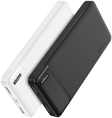 AsperX 10000mAh Power Bank 2-Pack | Slim USB-C Portable Charger
