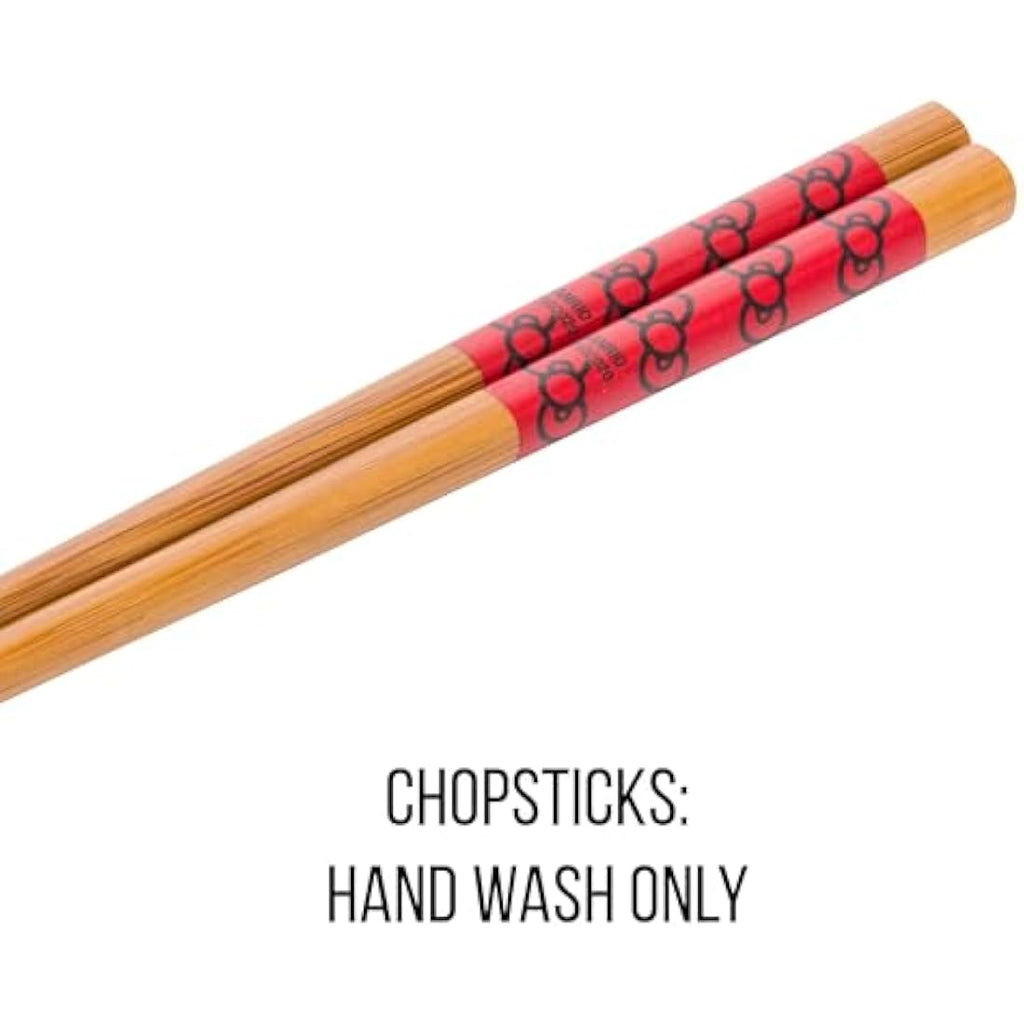 Hello Kitty Cup Noodles Ceramic Ramen Bowl with Chopsticks, 20oz