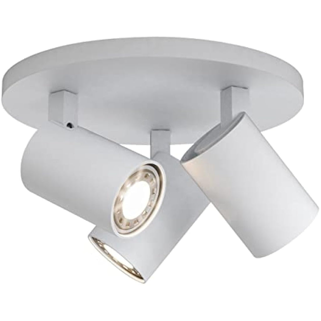 Astro Ascoli Triple Round Ceiling Spotlight | Textured White Zinc