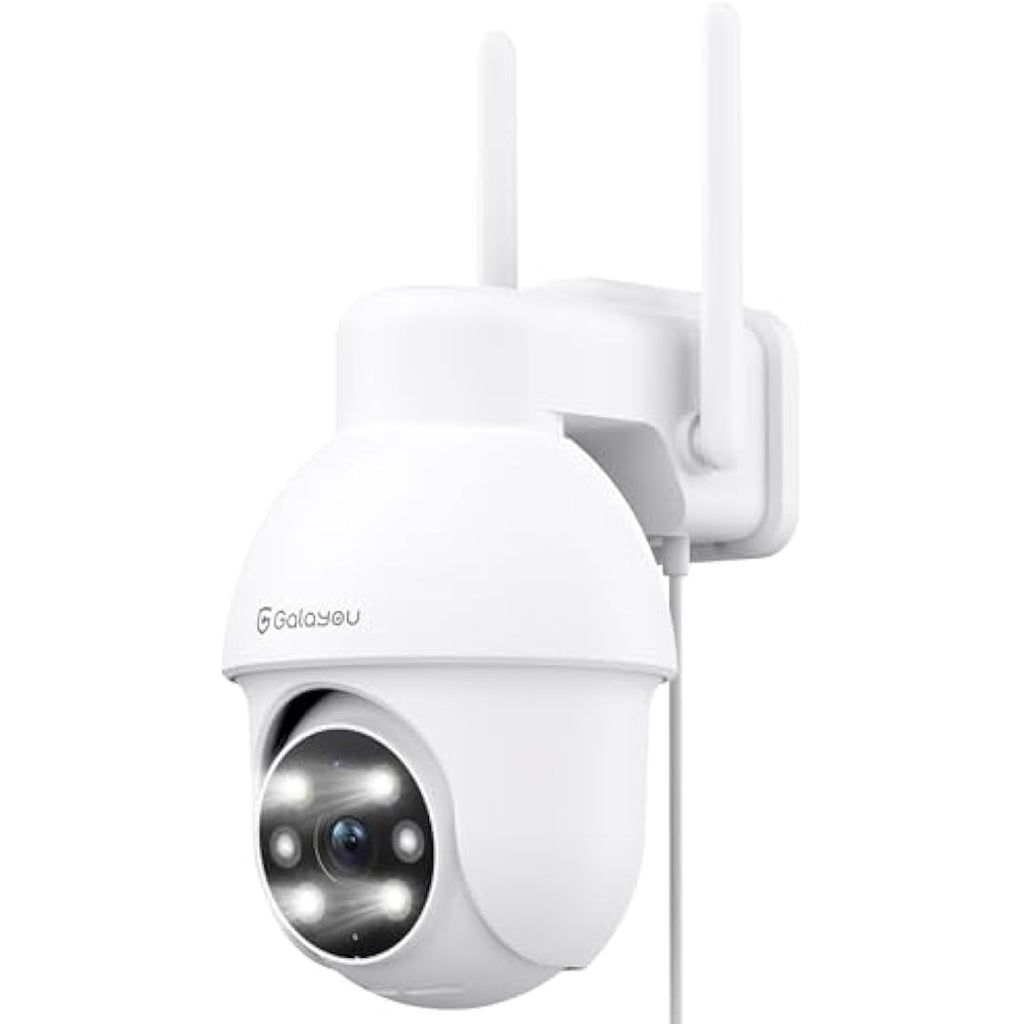 GALAYOU 2K Outdoor Security Camera | 360° Pan-Tilt WiFi CCTV with Night Vision