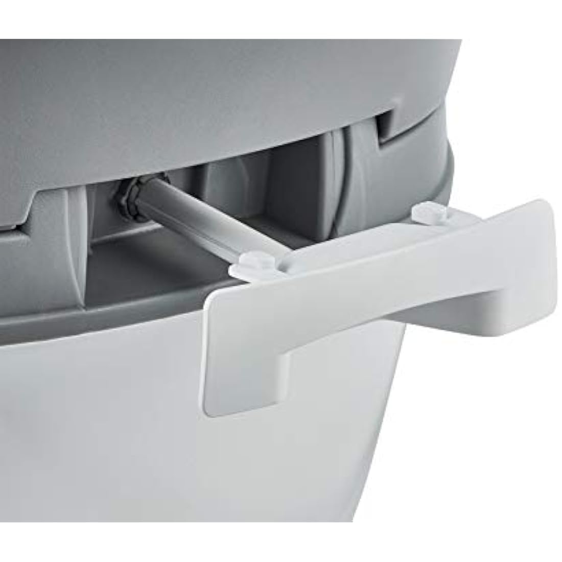 Enders Supreme Portable Camping Toilet with Piston Pump – White
