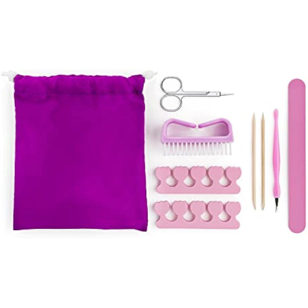 Sensio Foot Spa Massager with Heat, Bubbles and 9-Piece Pedicure Kit