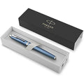 Parker IM Rollerball Pen – Blue Grey with Chrome Trim, Fine Point