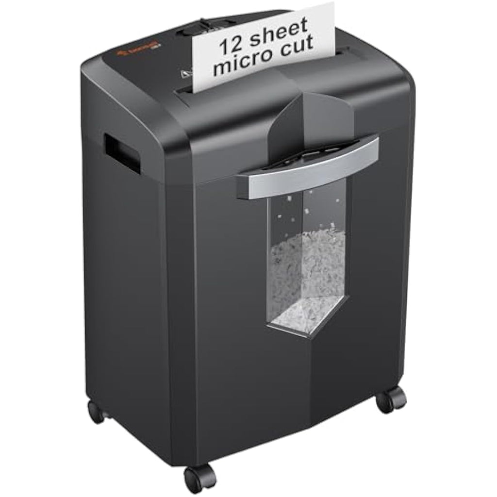 Bonsaii 12-Sheet Micro-Cut Paper Shredder | 60-Min Heavy Duty (C266-B)