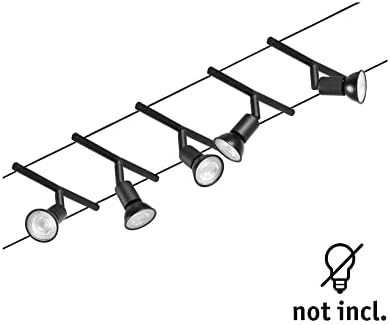 Paulmann CorDuo Wire Cable Lighting System – Matt Black Extendable Set