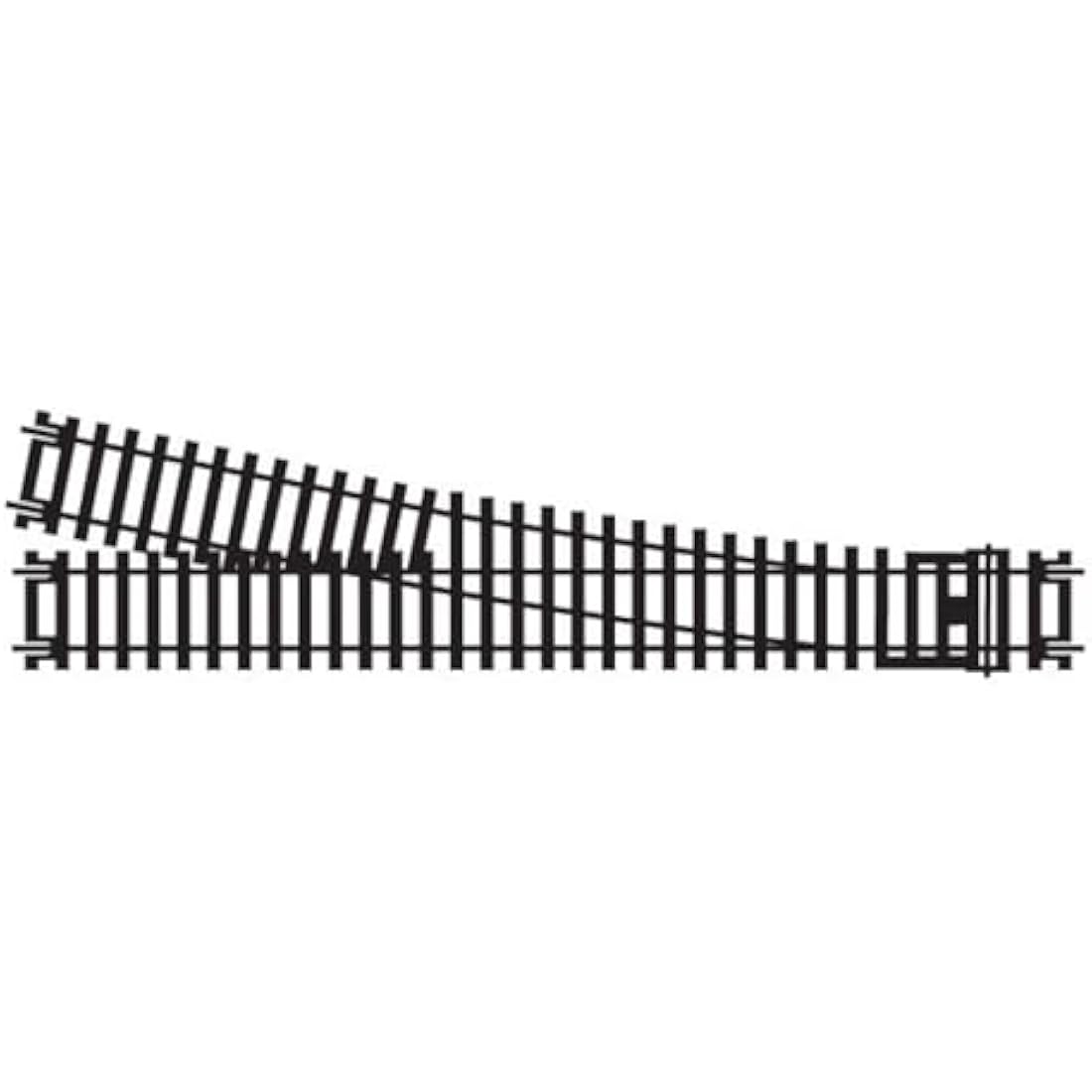 Hornby R8078 OO Gauge Right Hand Express Point Track - 1:76 Scale