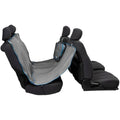 Kurgo Heather Dog Car Seat Hammock – Waterproof Protector, Charcoal