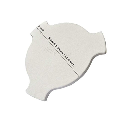 Onlyfire 17.5" Ceramic Heat Deflector for Large Big Green Egg & Kamado