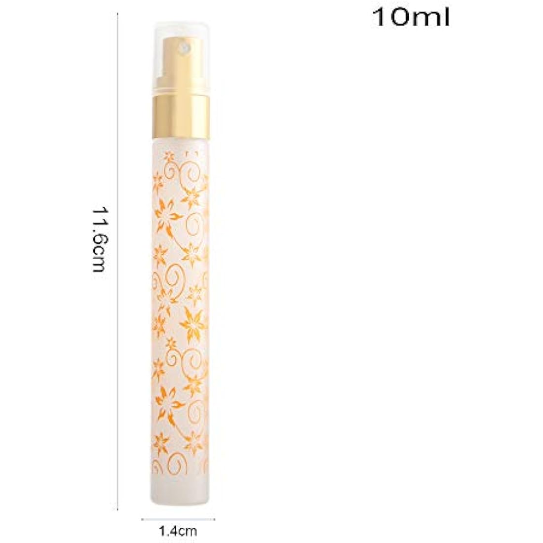 Jolof Store 6 Pcs 10ml Matte Glass Perfume Spray Bottle Set – Travel Size