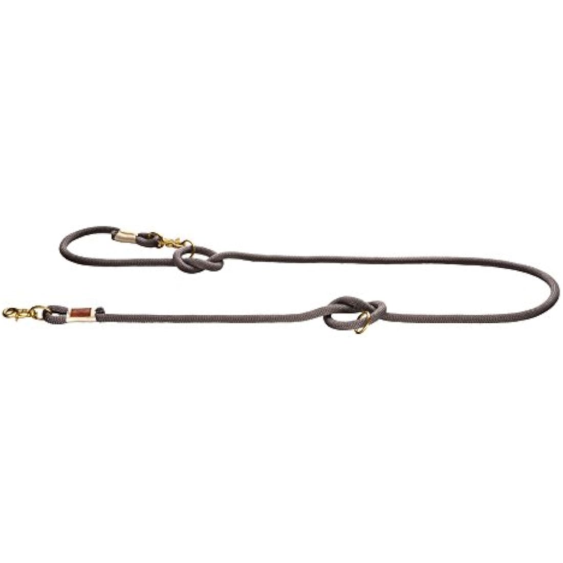 HUNTER Sansibar Rantum Adjustable Rope Dog Leash - Grey, 12mm x 200cm