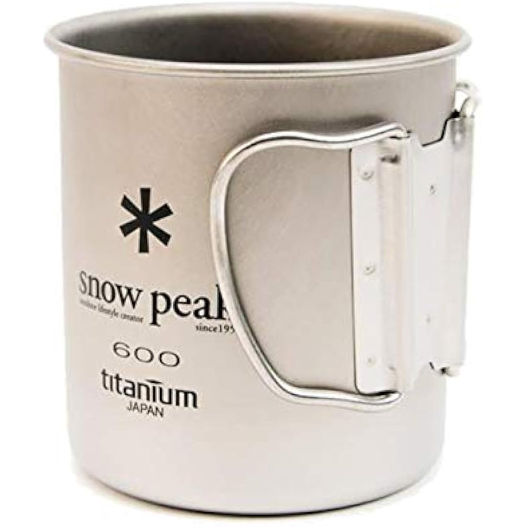 Snow Peak Titanium Single Cup – 600ml Ultralight Backpacking Mug