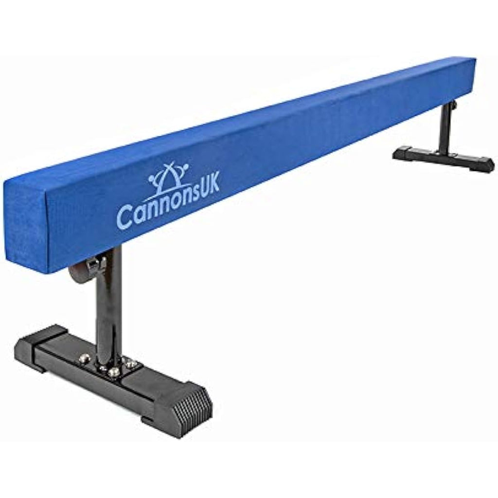 8ft Solid Gymnastics Balance Beam | Adjustable Suede Beam
