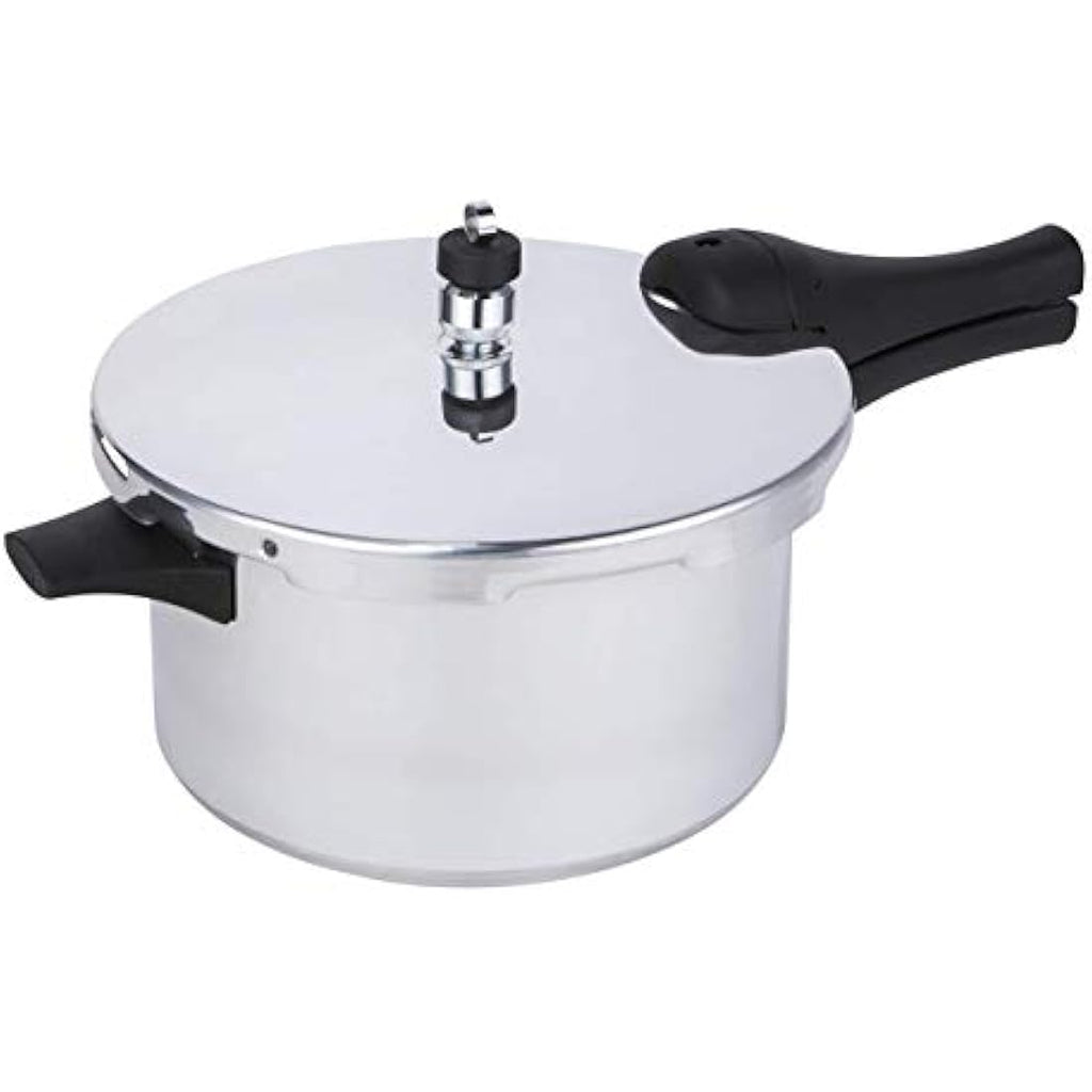 Prestige 4L Aluminium Pressure Cooker – Induction Safe Silver Pot