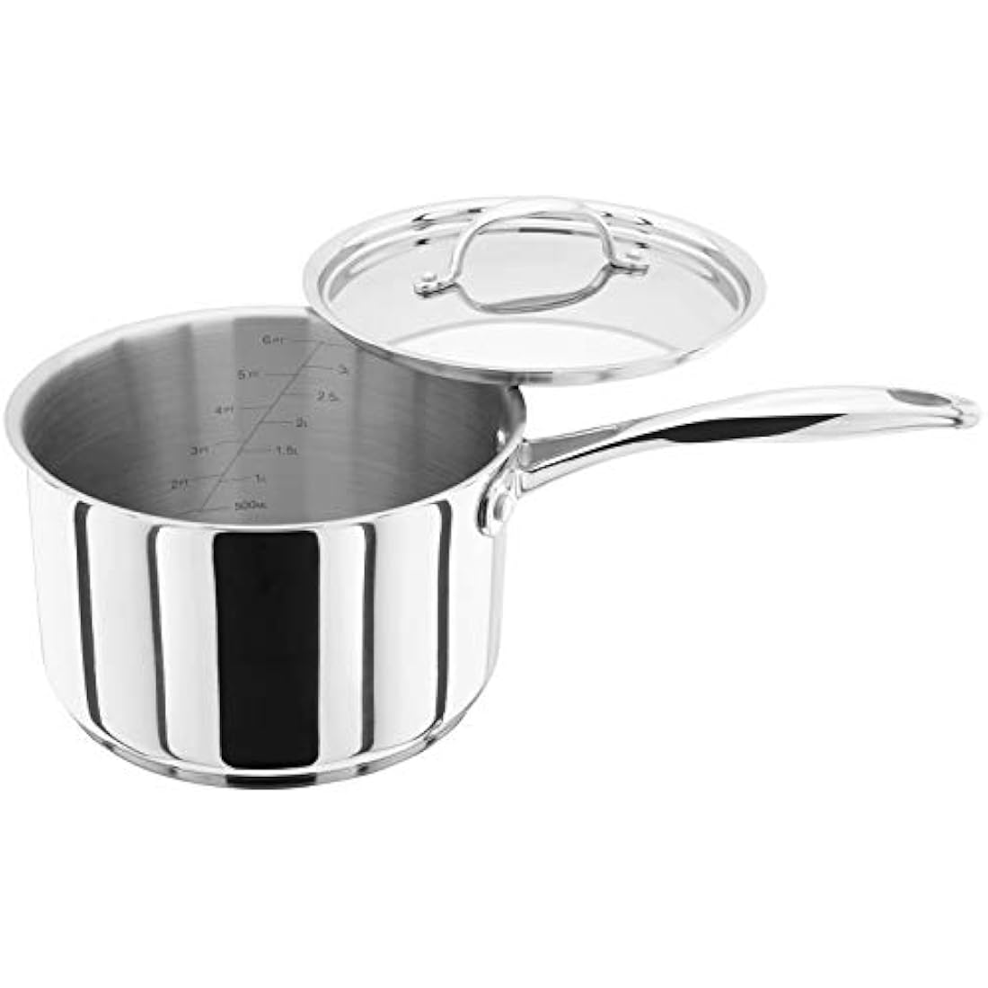 Stellar Profile 3-Piece Stainless Steel Saucepan Set | Induction Ready