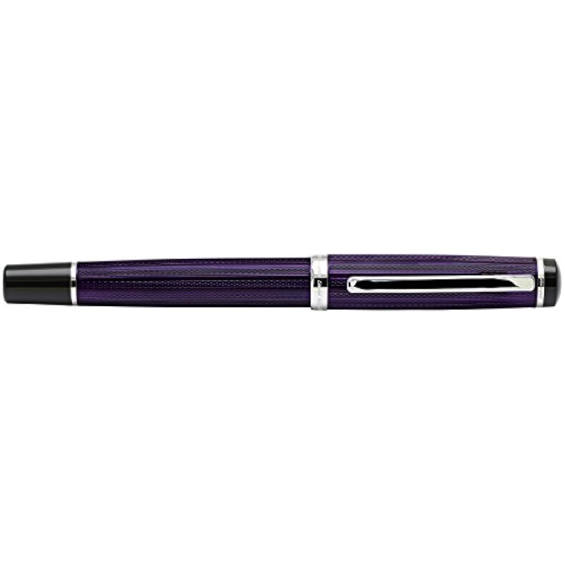 Xezo Incognito Penna Stilografica Fine – Viola e Platino, Edizione Limitata
