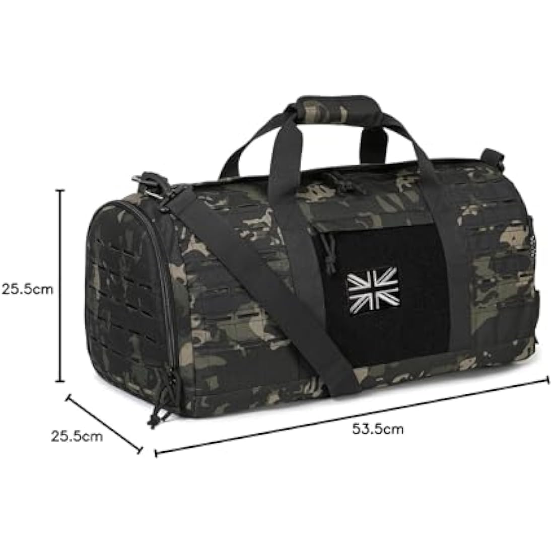 QT&QY 40L Military Tactical Duffle Bag | Waterproof 900D Polyester Gym Bag