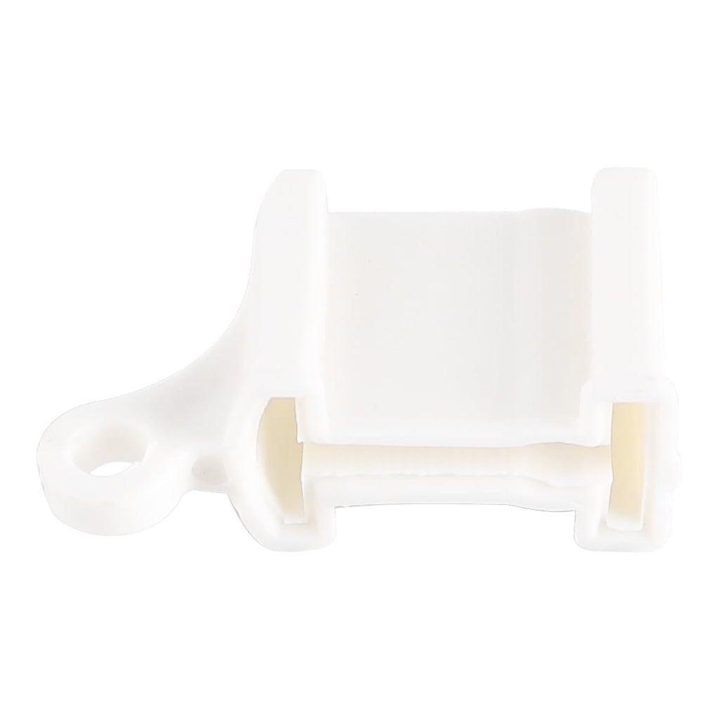 VOANZO 10PCS White Curtain Rail End Stops Curtain Track Fittings End Caps for Bendable Curved Curtain Track Wall Mount Siding Ceiling Use