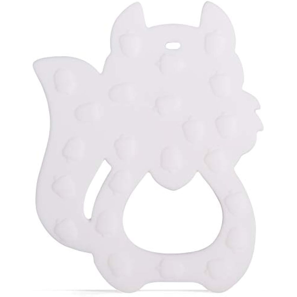 PREMYO Silicone Baby Teething Toy – BPA-Free Squirrel Teether for Gums