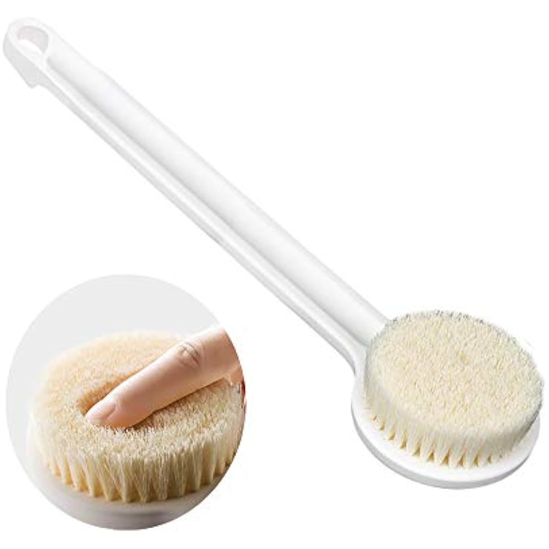 Dry Brushing Body Brush | Long Handle Exfoliating Scrubber
