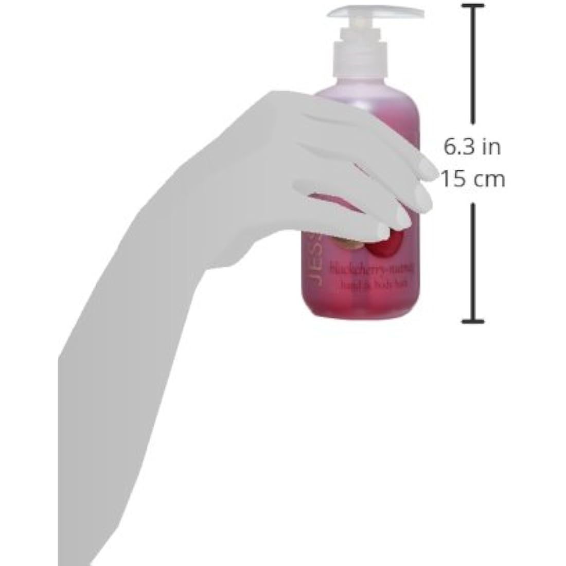 Jessica Blackcherry Nutmeg Body Wash and Bubble Bath - 251 ml