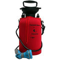 Petacarium Portable Insulated Dog Shower – 5L Red Neoprene Outdoor Kit