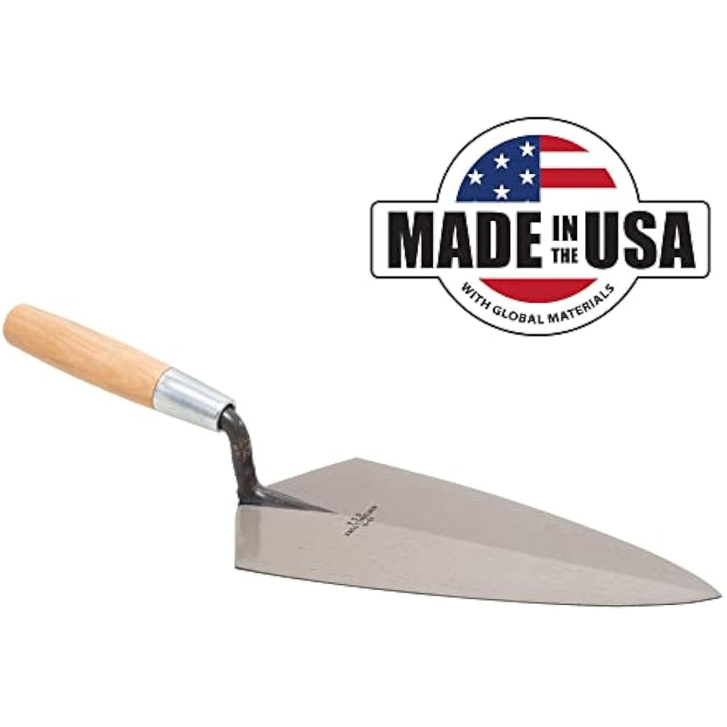 Marshalltown 19 Brick Trowel – 11in Forged Steel with Hardwood Handle