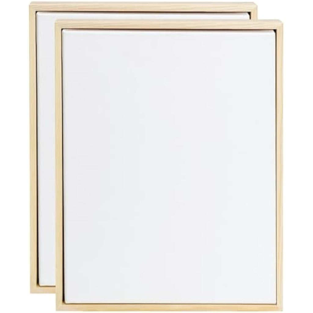 Jolof Store Stretched Linen Canvas with Pinewood Frame - 24x30cm (2 Pack)