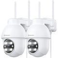 GALAYOU 2K Outdoor Security Camera – 360° WiFi Pan-Tilt CCTV (2-Pack)