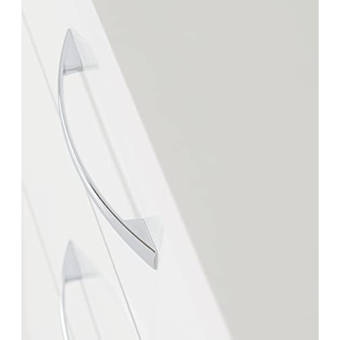Seconique Nevada 5 Drawer Narrow Chest – White High Gloss Dresser