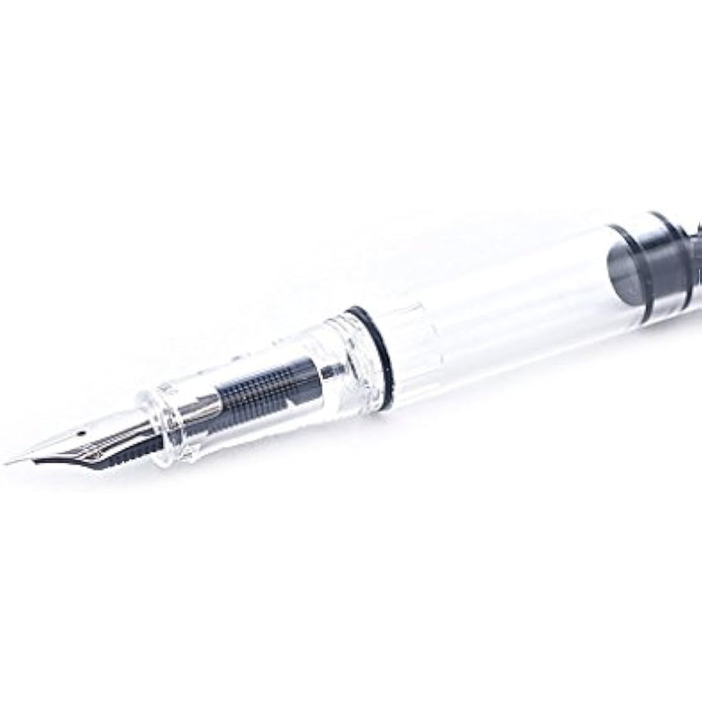 TWSBI Eco Fountain Pen – Clear Transparent Resin with Broad Nib